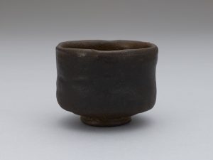 黒樂茶碗 仙叟銘「千鳥」