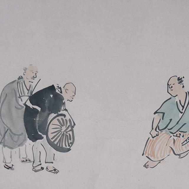 写真：奥の細道画巻 与謝蕪村筆（安永八年十月款記） 江戸時代 18世紀